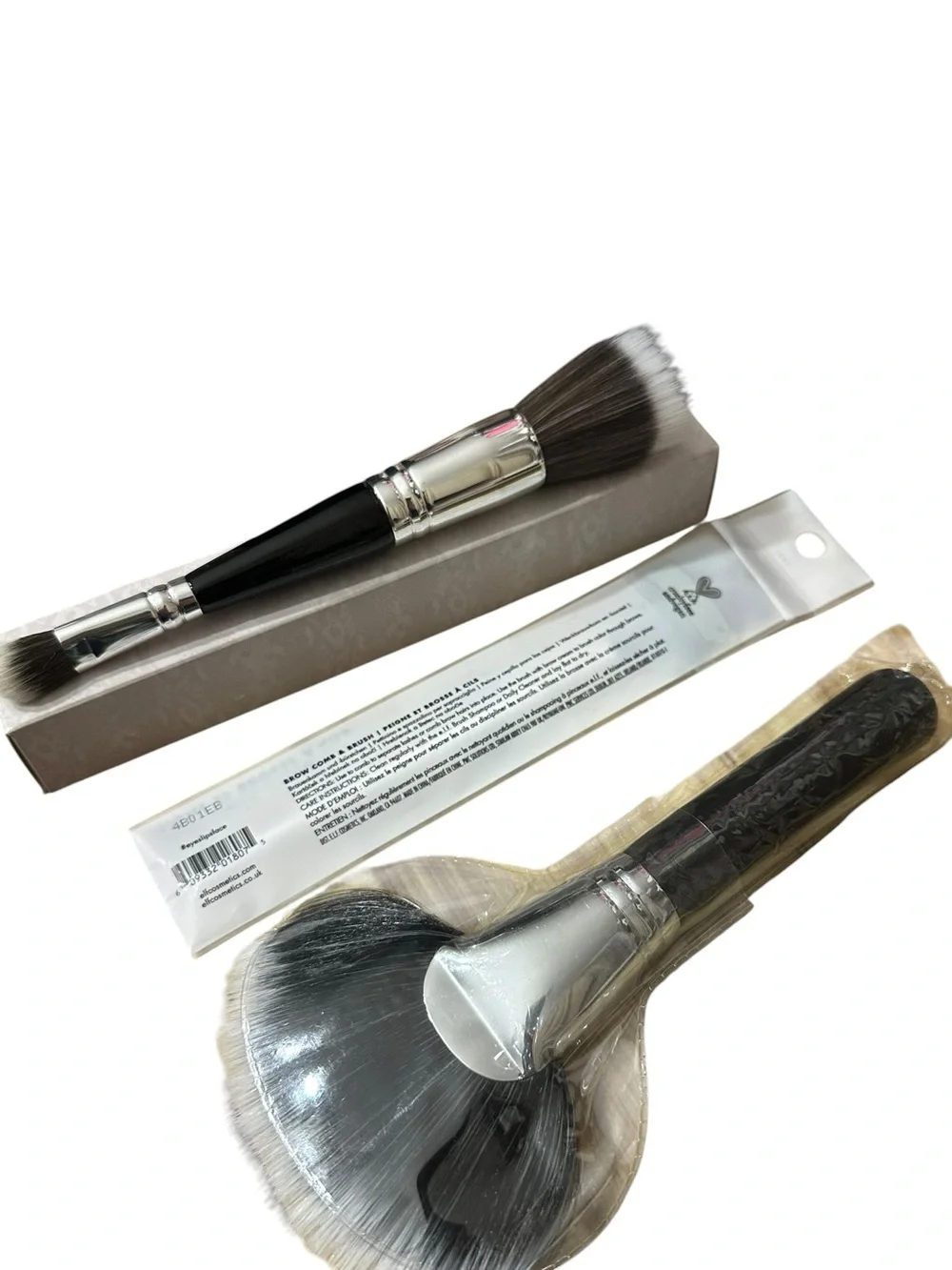 Mally & e.l.f. Black Fan Makeup Brush Set